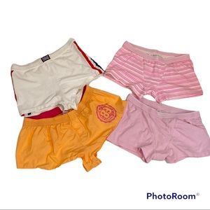 Bundle of undies boy shorts Everlast M No Boundaries Hanes pink white orange